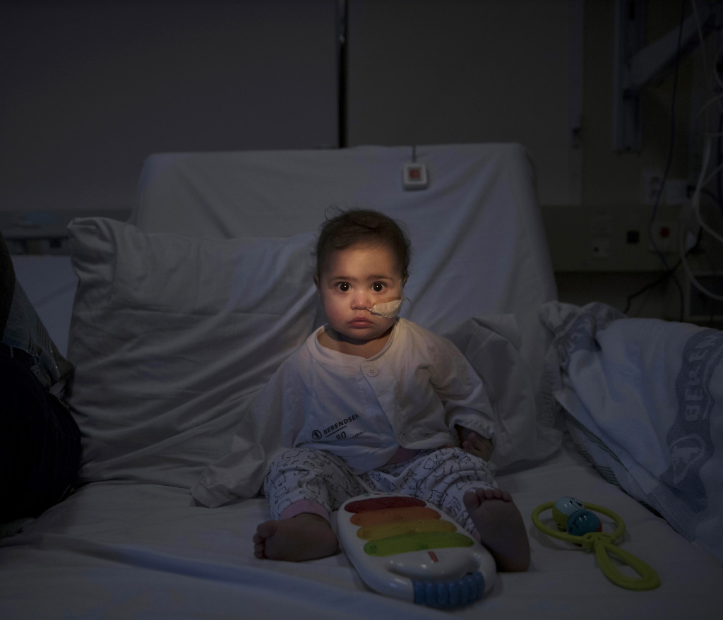 Bildreportage om barncancer.
Mariam, 11 mån. Leukemi 